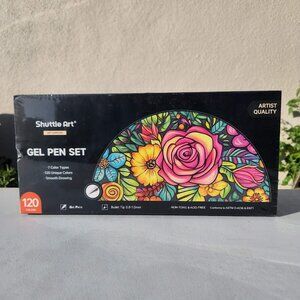 NEW 120 Colors Gel Pens Set School Supplies Stationary Journaling Writing Office